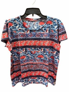 Preloved Lucky Brand Women's Casual Short Sleeve Crewneck Top Size Large